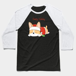 Sleepy Holiday Baseball T-Shirt